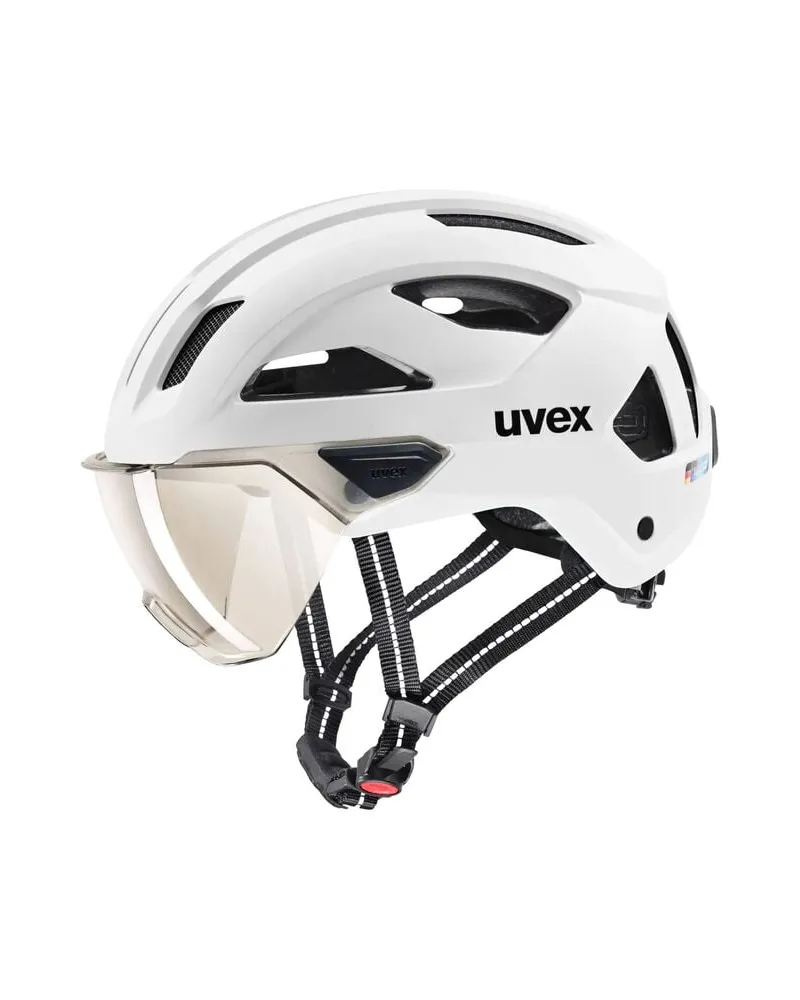 Uvex Fahrradhelm STRIDE VISOR Weiß
