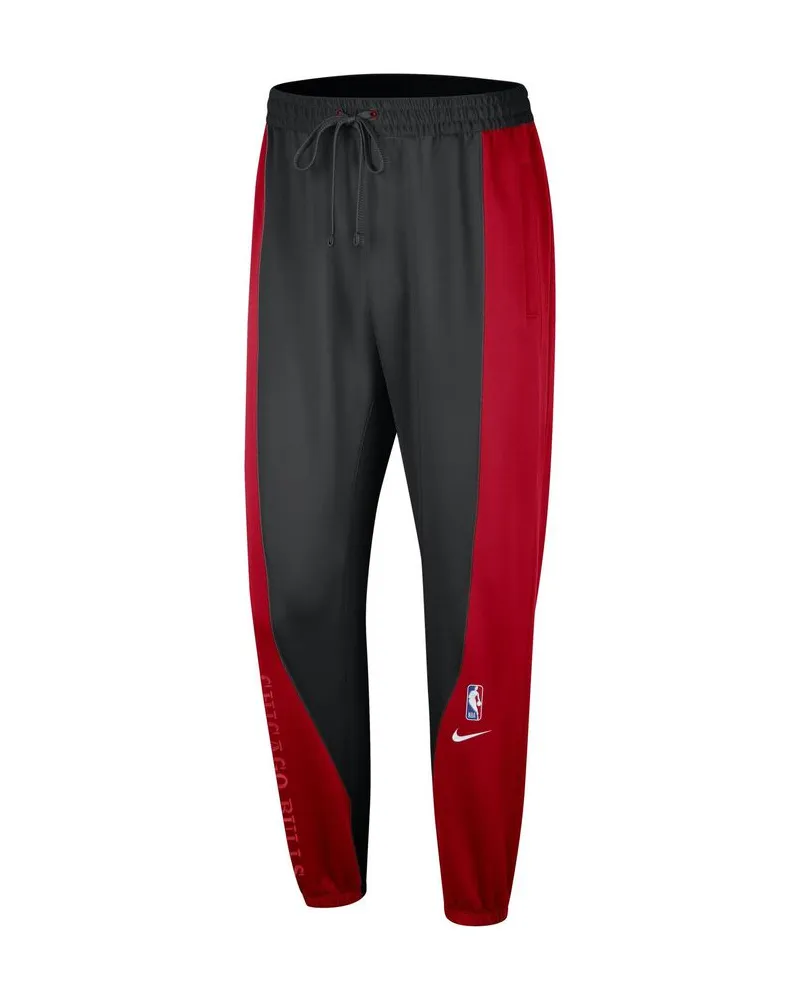 Nike Herren Sweathose NBA-CHICAGO BULLS DRIFIT SHOWTIME SWINGMAN PANT Rot