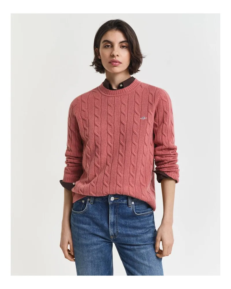 Gant Damen Pullover aus Wolle Rost