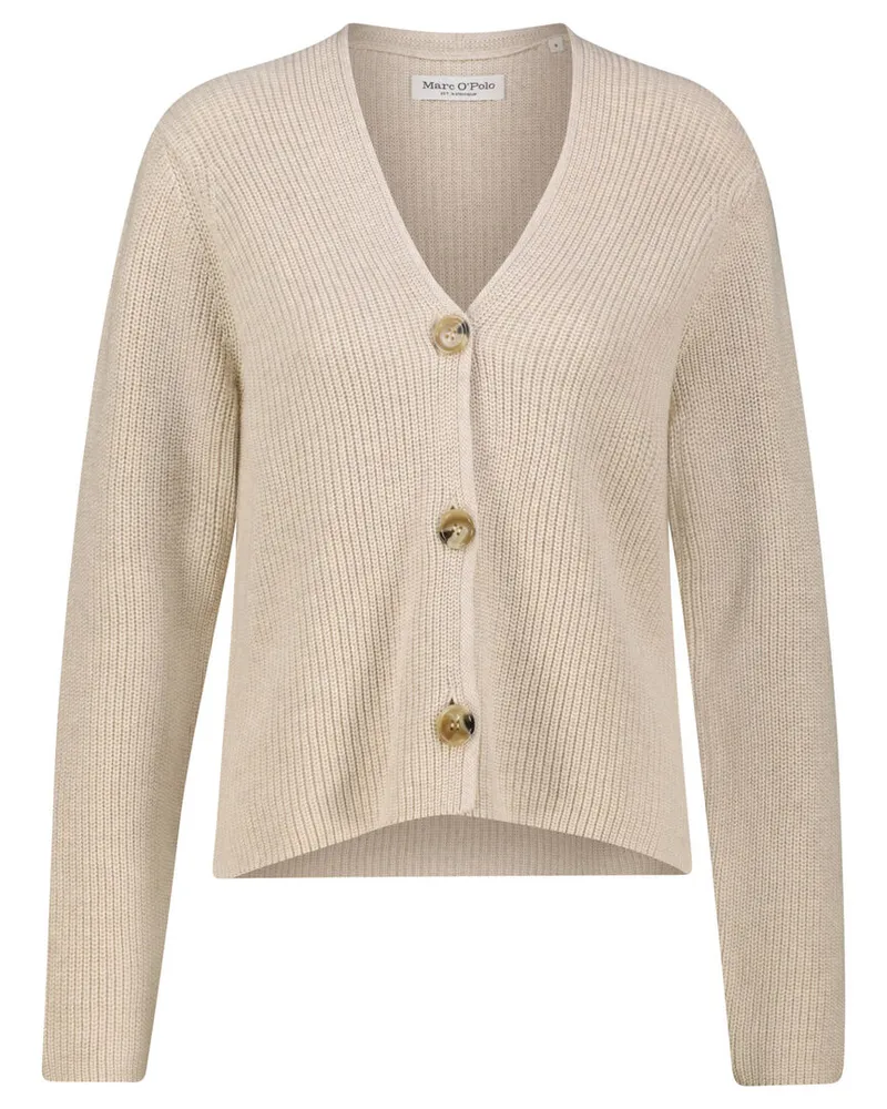 Marc O'Polo Damen Strickjacke Sand
