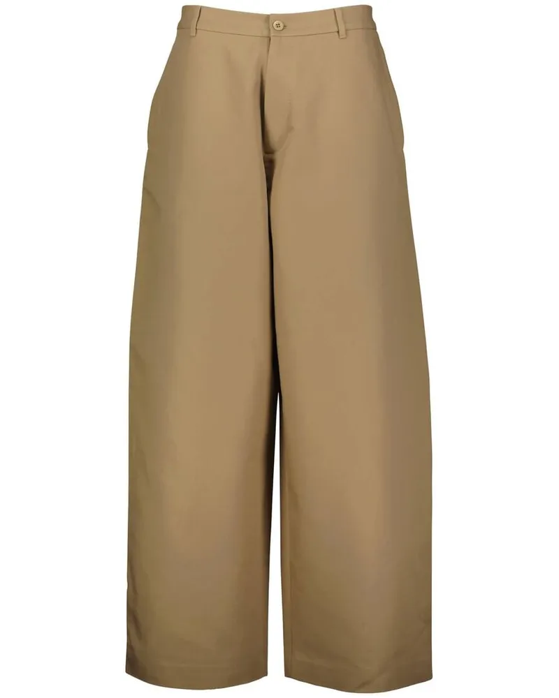 Acne Studios Herren Stoffhose Regular Fit Beige