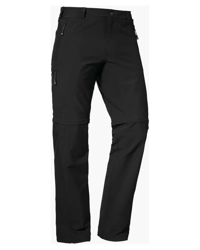 Schöffel Herren Wanderhose "Koper1 Zip Off Schwarz