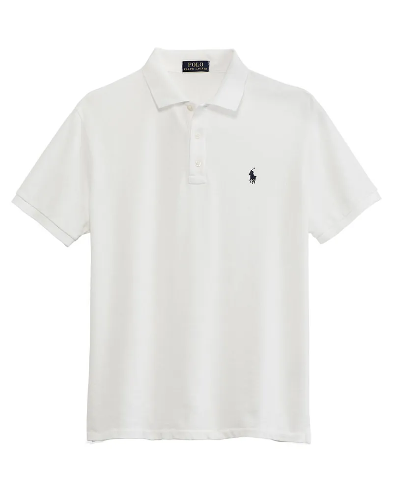 Ralph Lauren Herren Poloshirt Kurzarm Weiss