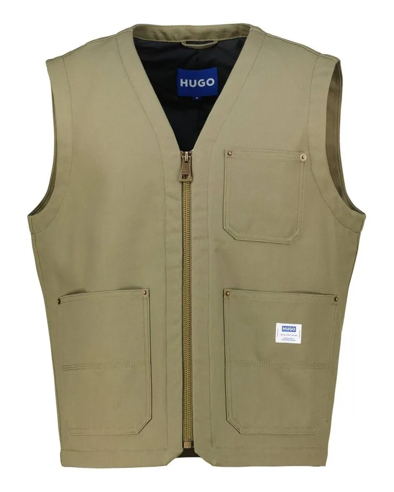 HUGO BOSS Herren Weste BRIDGER2531 Grün