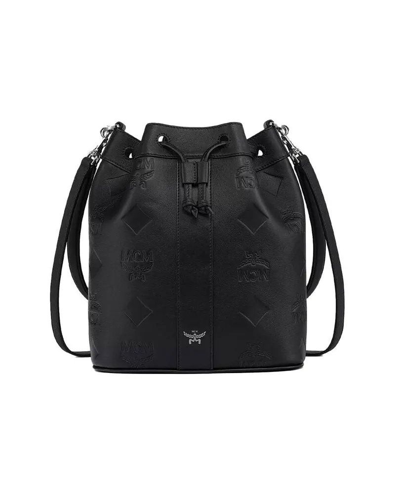 MCM Damen Umhängetasche DESSAU Schwarz