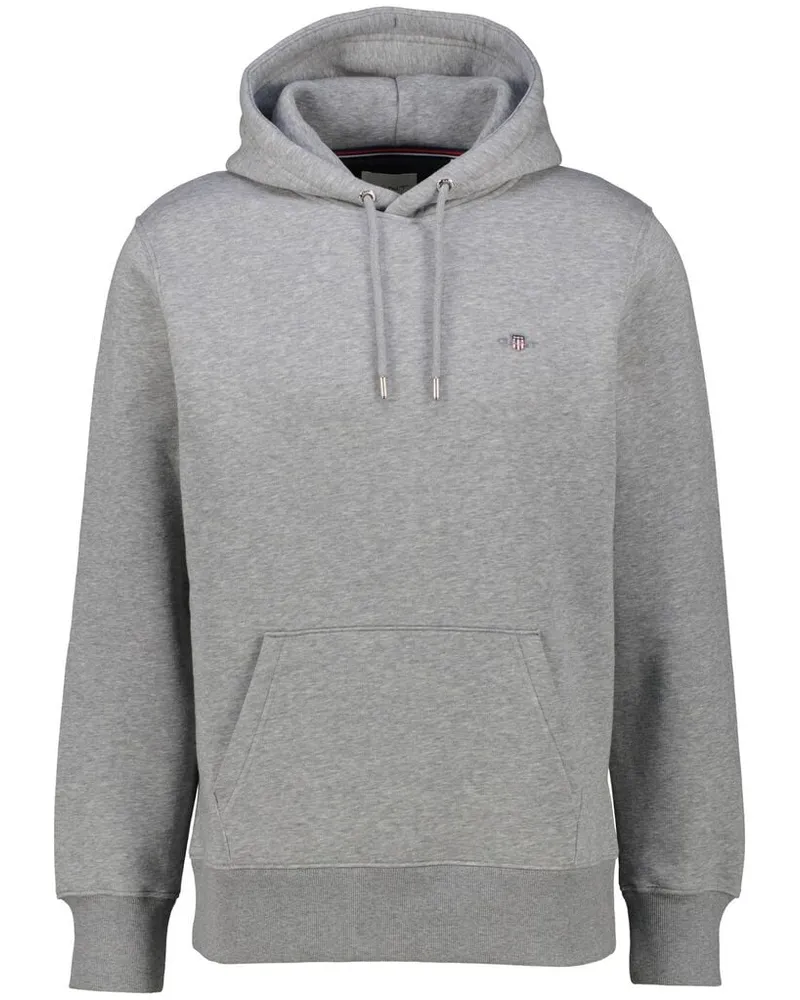 Gant Herren Hoodie Regular Fit Grau