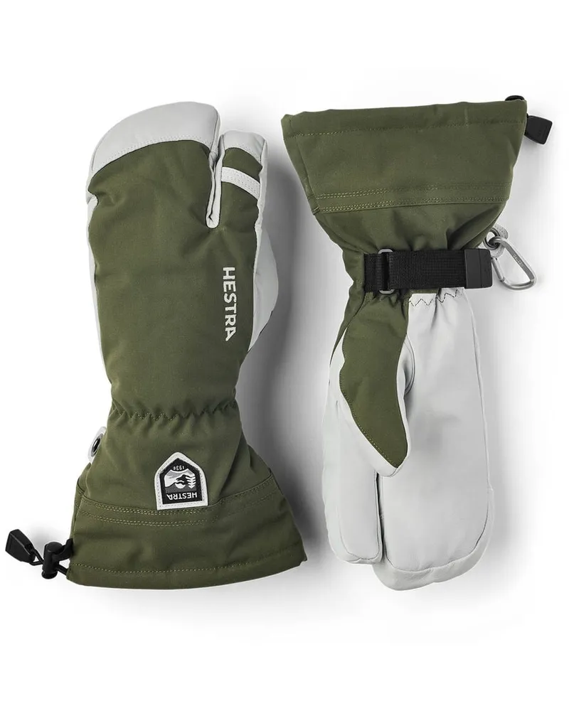Hestra Herren Drei-Finger Skihandschuhe HELI 3 Mens Olive