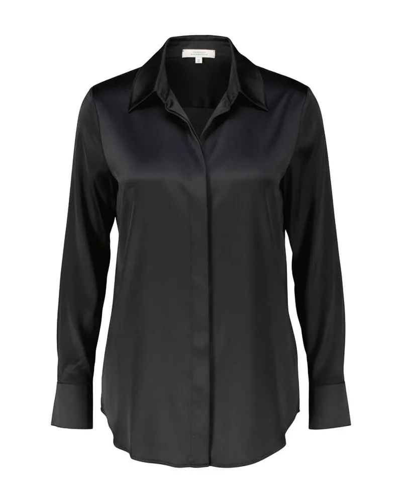 Dorothee Schumacher Damen Seidenbluse SENSE OF SHINE Schwarz