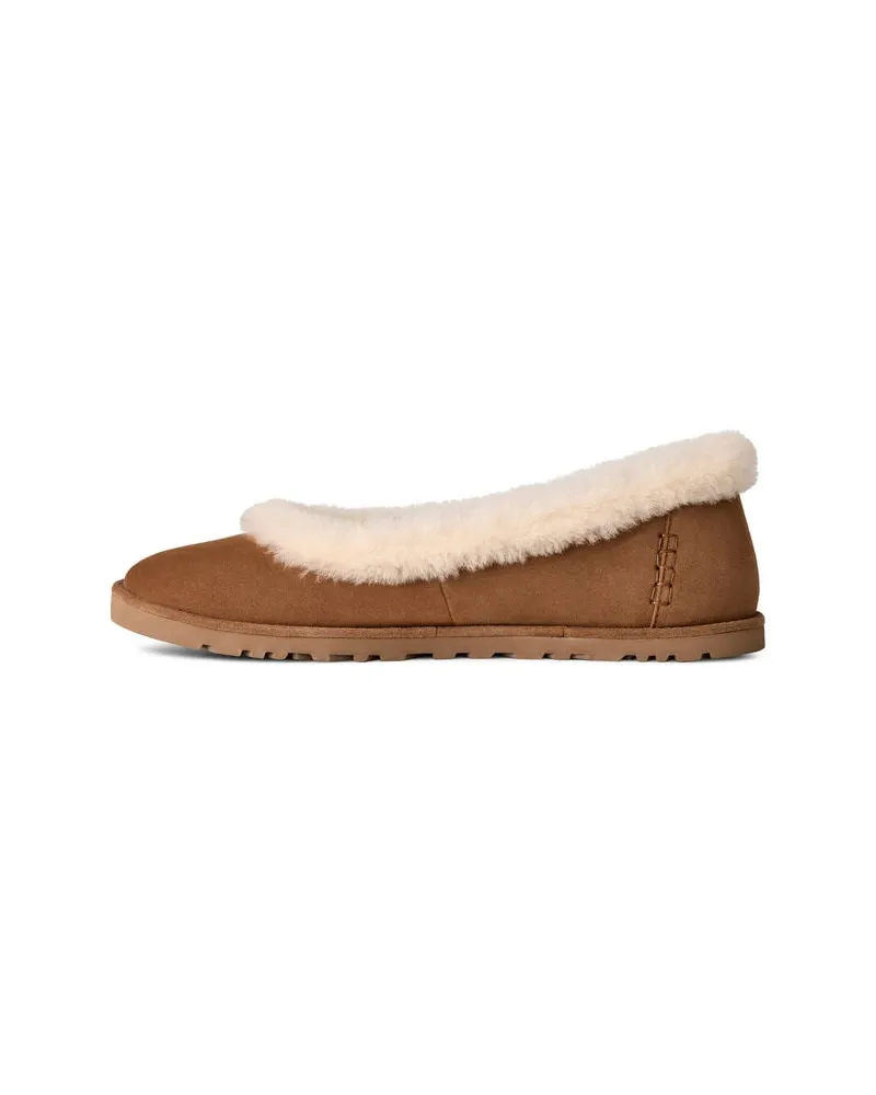 UGG Damen Ballerinas ZORA Cognac