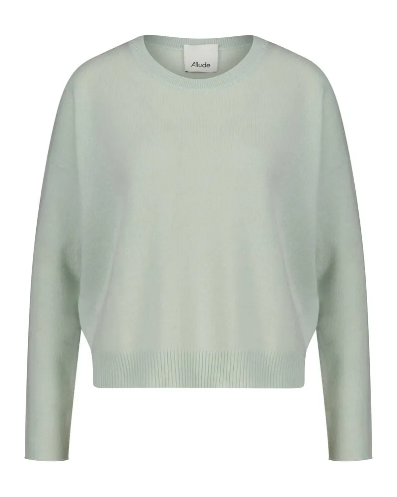ALLUDE Damen Pullover aus Kaschmir Pistazie