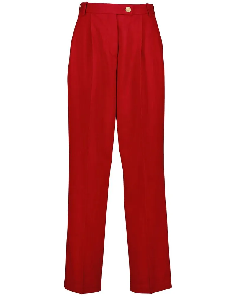 Tommy Hilfiger Damen Bundfaltenhose THE SOFIE CAPSULE Regular Fit Düne