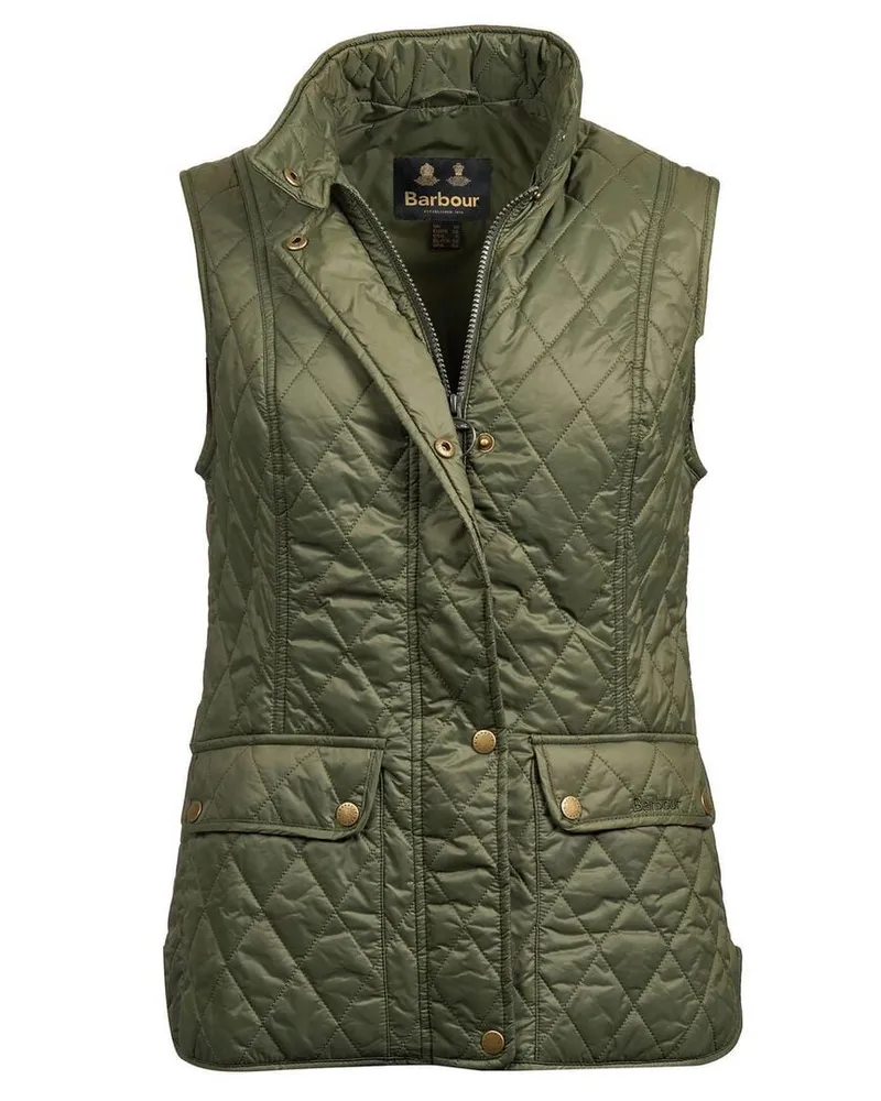 Barbour Damen Steppweste OTTERBURN Oliv