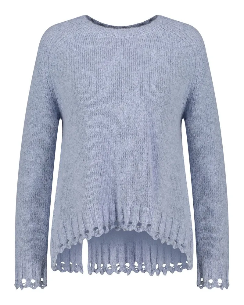 pure Damen Pullover aus Kaschmirmischung Denim
