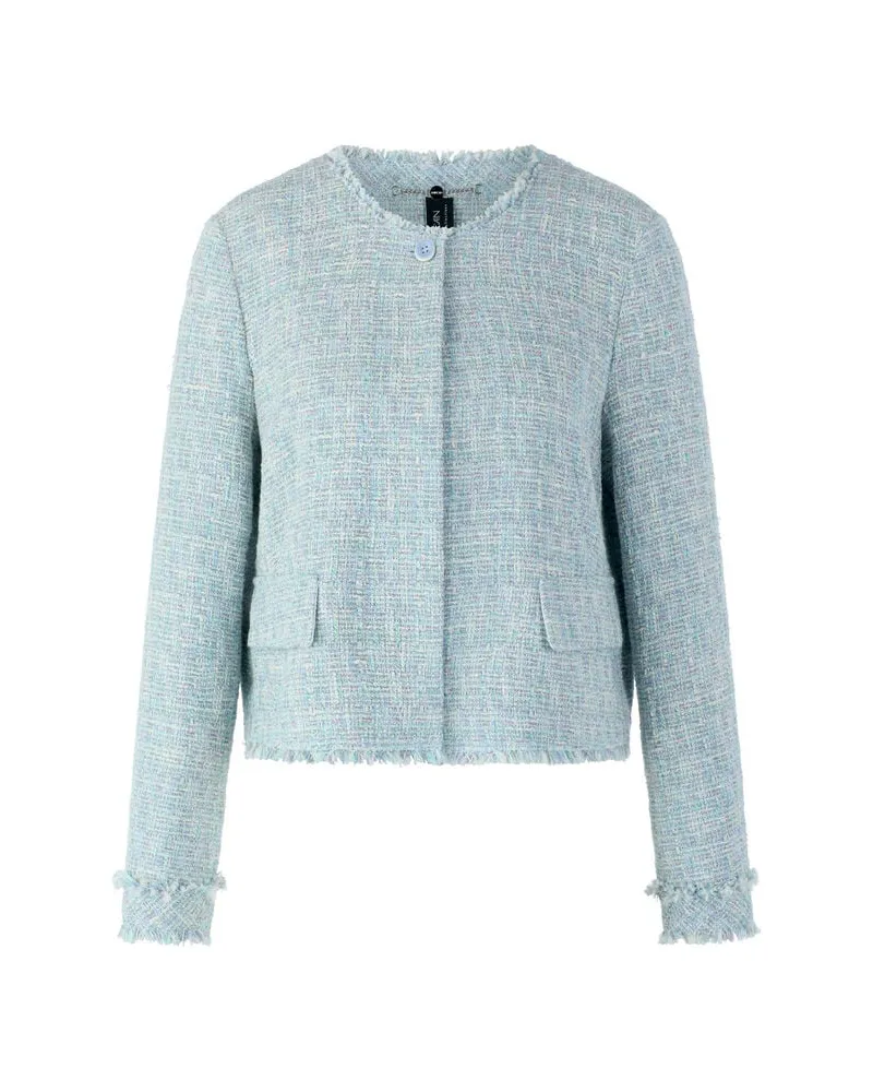 Marc Cain Damen Blazer aus Bouclé Bleu
