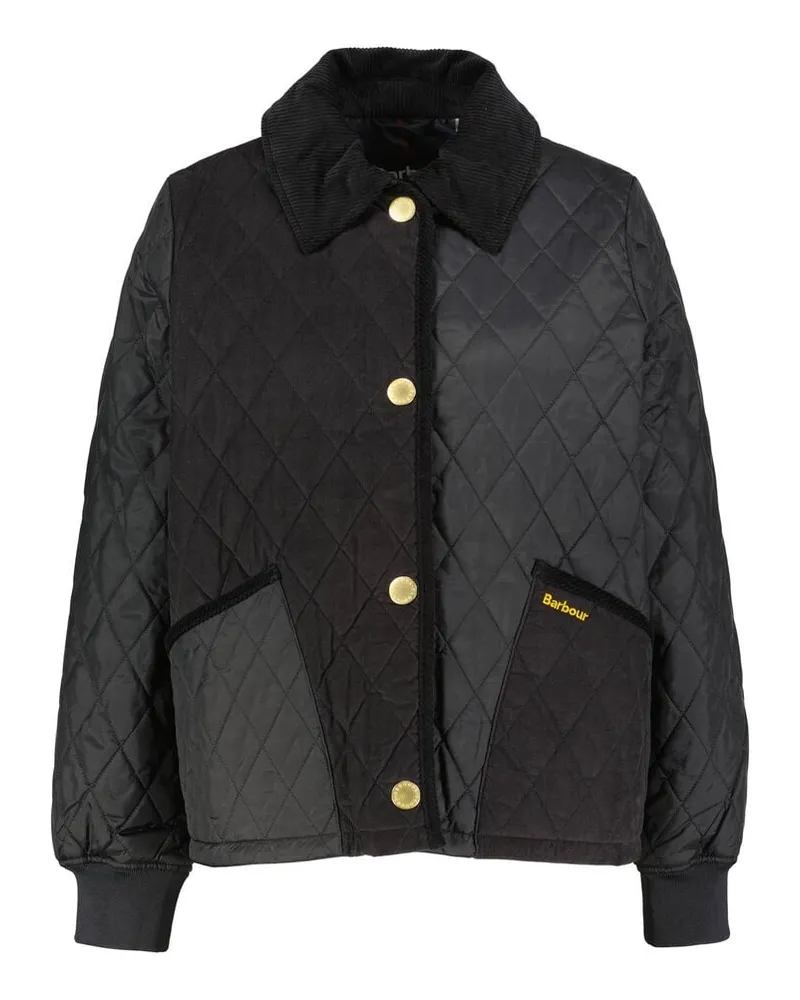Barbour Damen Steppjacke MARLA Relaxed Fit Schwarz