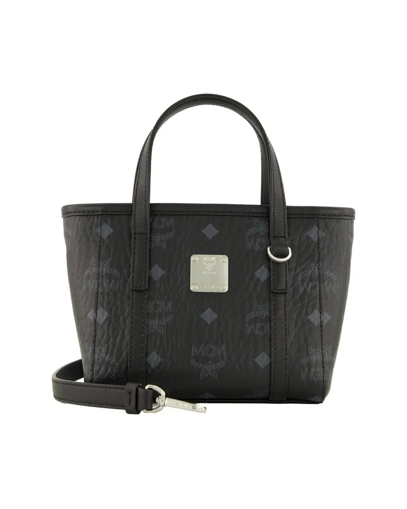MCM Damen Shopper TONI VISETOS X-MINI Schwarz
