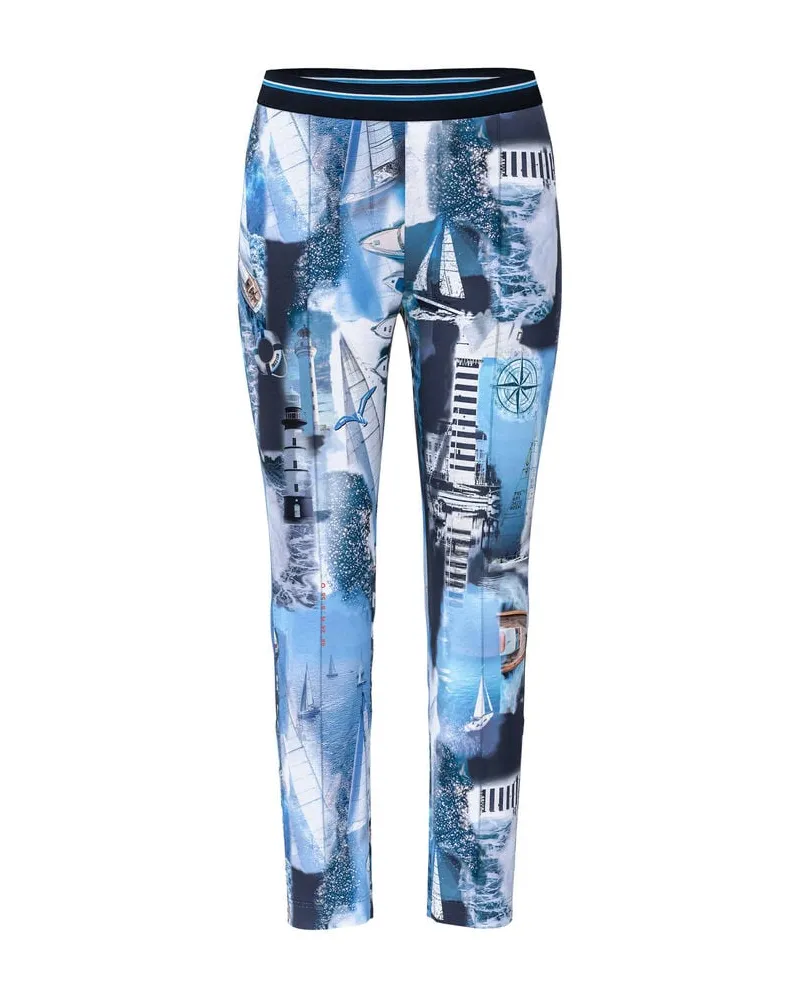 Marc Cain Damen Leggins SOFIA Bleu