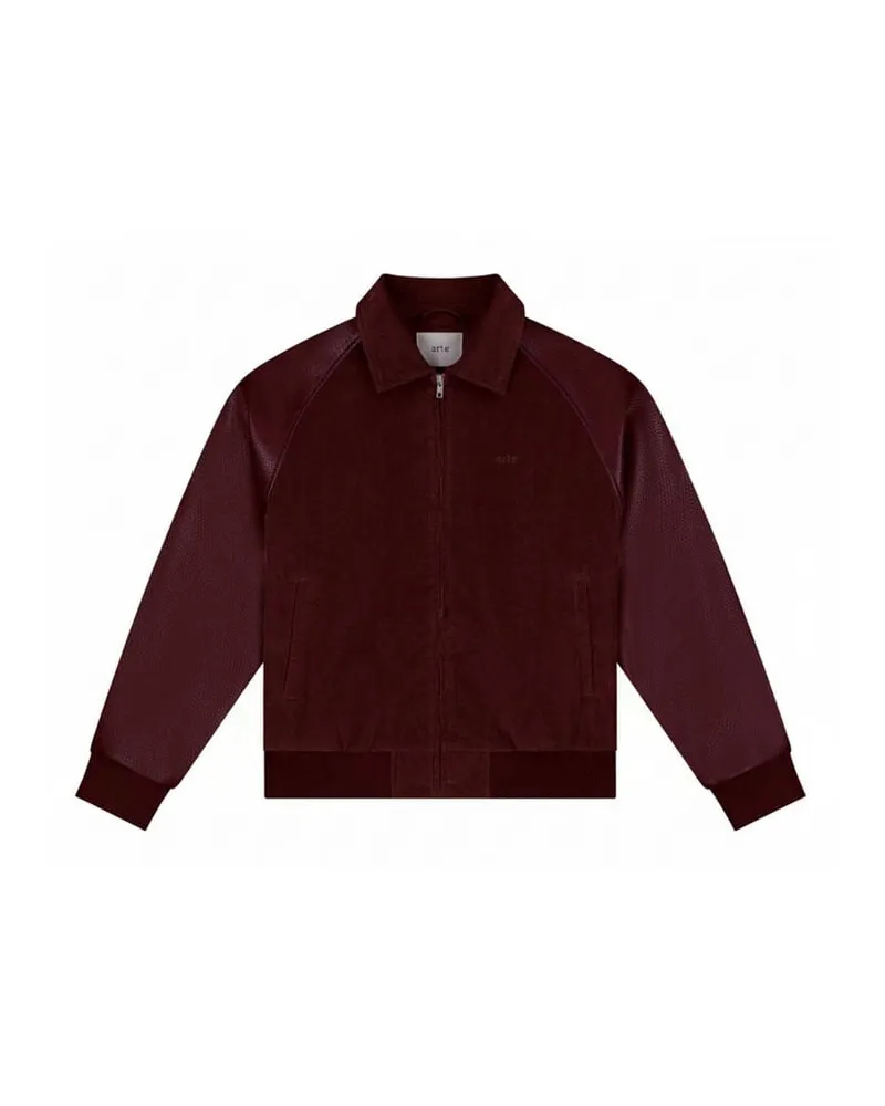 Arte Antwerp Herren Blouson VARSITY Bordeaux