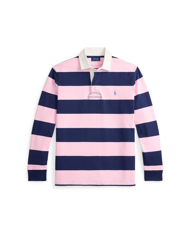 Ralph Lauren Herren Poloshirt RUGBYHEMD Rot