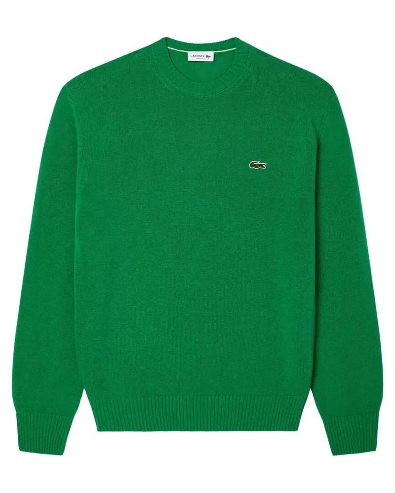 Lacoste Herren Pullover aus Wolle Grün