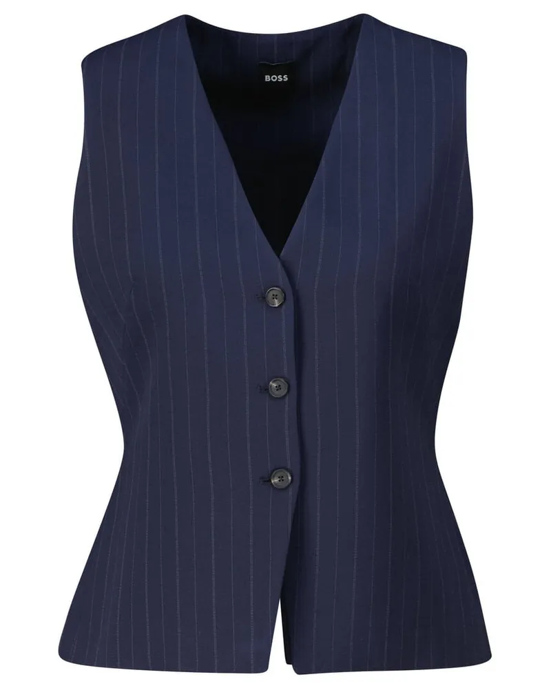 HUGO BOSS Damen Weste JULINIA Anthrazit