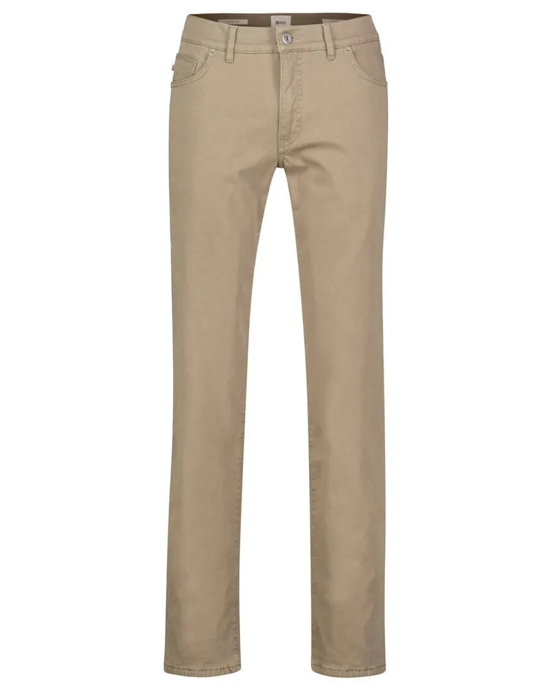 Brax Herren Chinohose aus Baumwoll-Mix STYLE CADIZ TT Straight Fit Oliv