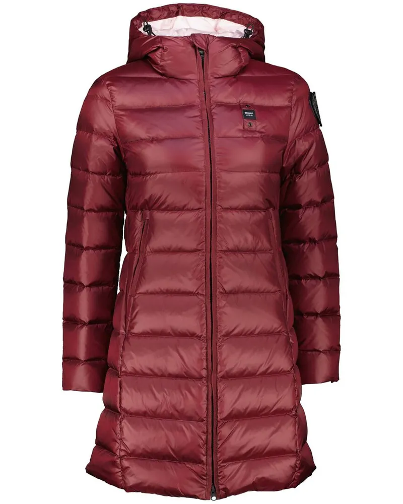 Blauer Damen Daunenmantel mit Kapuze AGNES Regular Fit Bordeaux