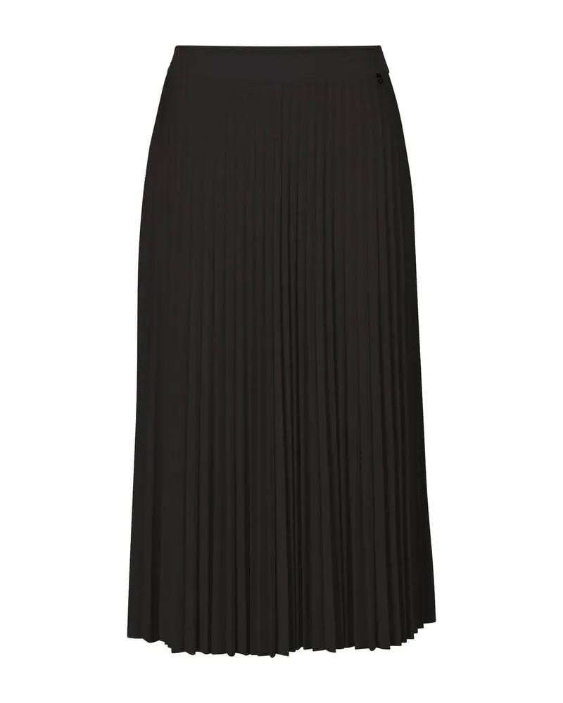 Rich&Royal Damen Plisseerock Schwarz