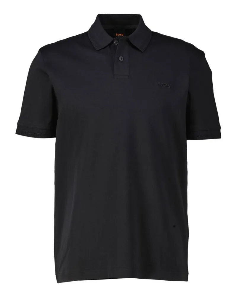 HUGO BOSS Herren Poloshirt PE_INTERLOCK Schwarz
