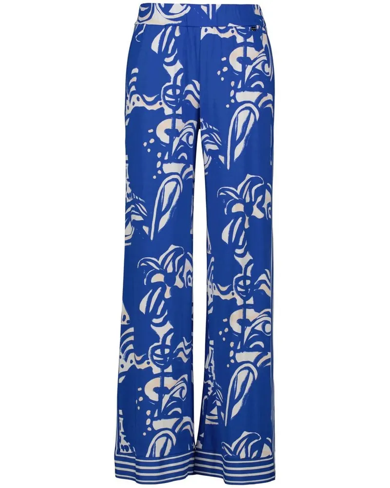 Marc Cain Damen Hose WEDI Blau