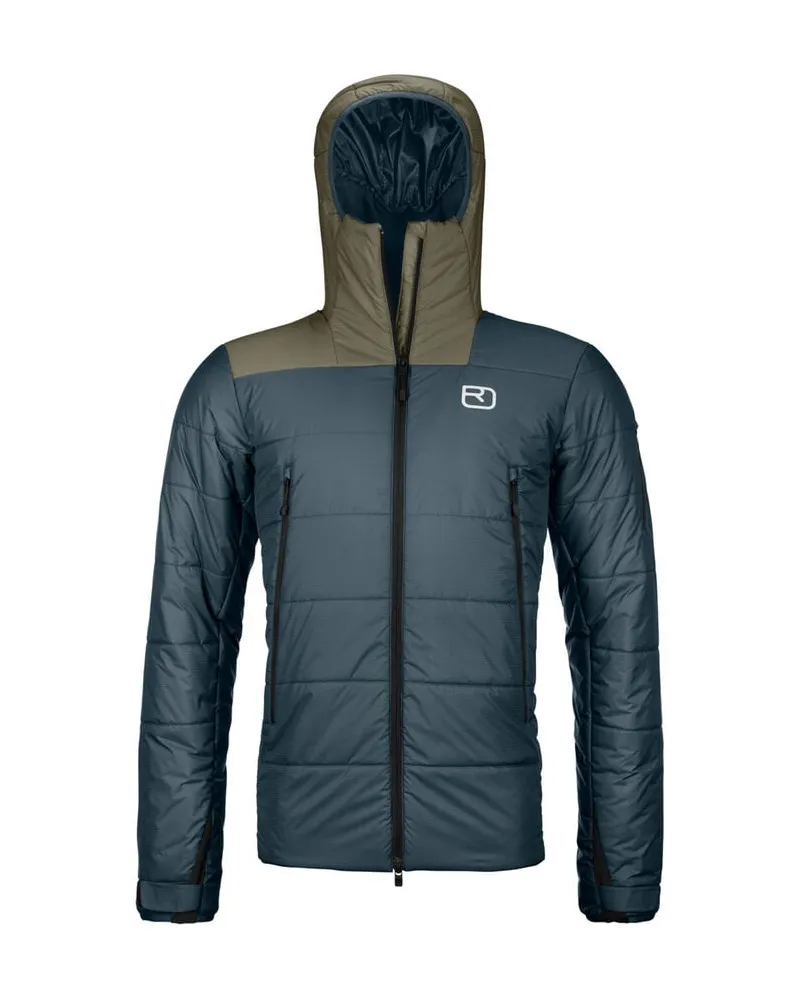 Ortovox Herren Isolationsjacke SWISSWOOL ZINAL JACKET M Regular Fit Dunkelgrau