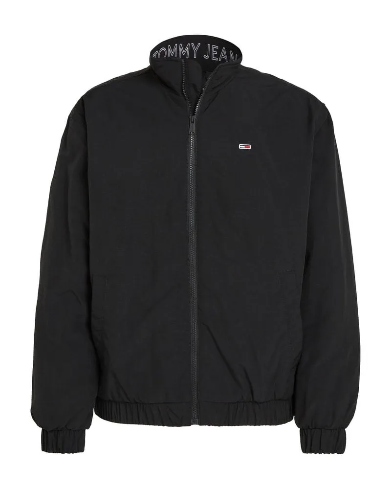 Tommy Hilfiger Herren Jacke mit Stehkragen Schwarz