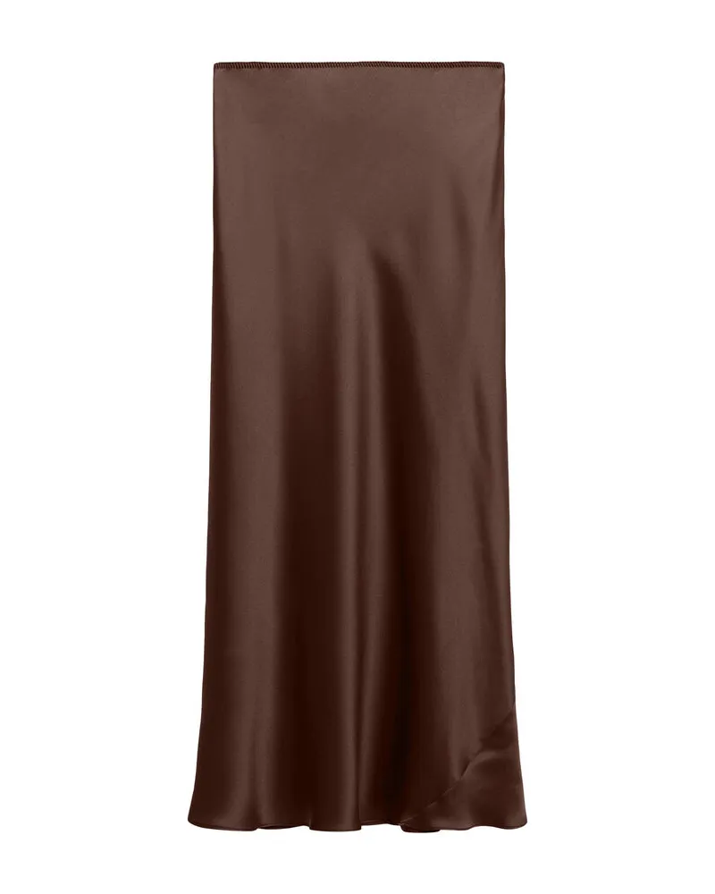 Dorothee Schumacher Damen Rock aus Seide SENSE OF SHINE Gold