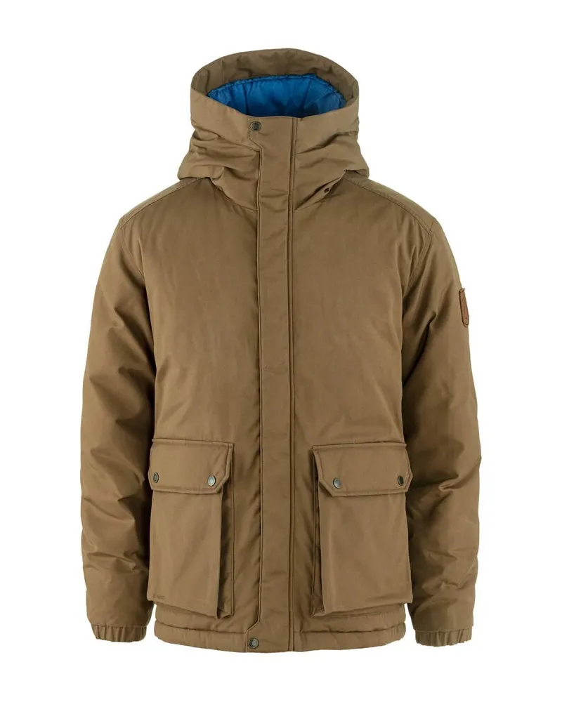 Fjäll Räven Herren Winterjacke mit Kapuze ÖVIK PADDED Braun
