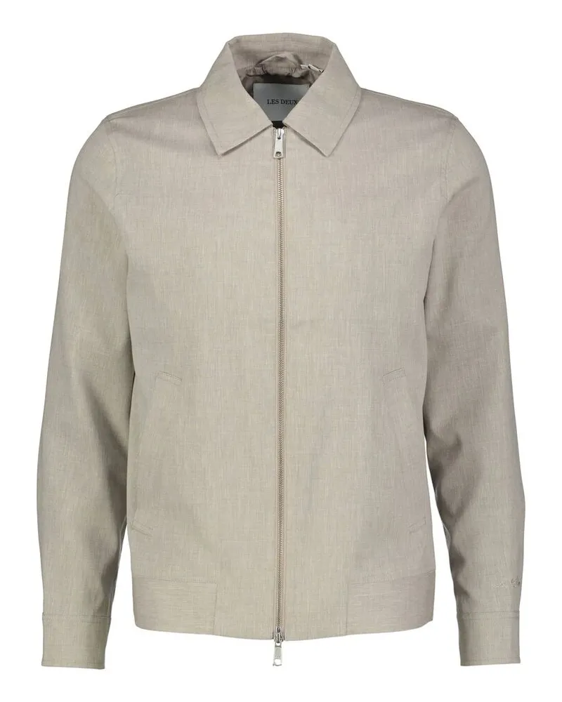 LES DEUX Herren Hemdjacke COMO SLUB COACH Regular Fit Sand