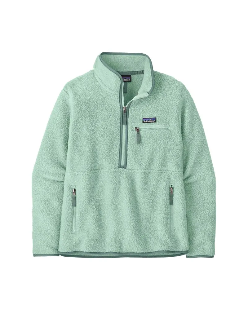 Patagonia Damen Fleecepullover RETRO PILE MARSUPIAL Aqua