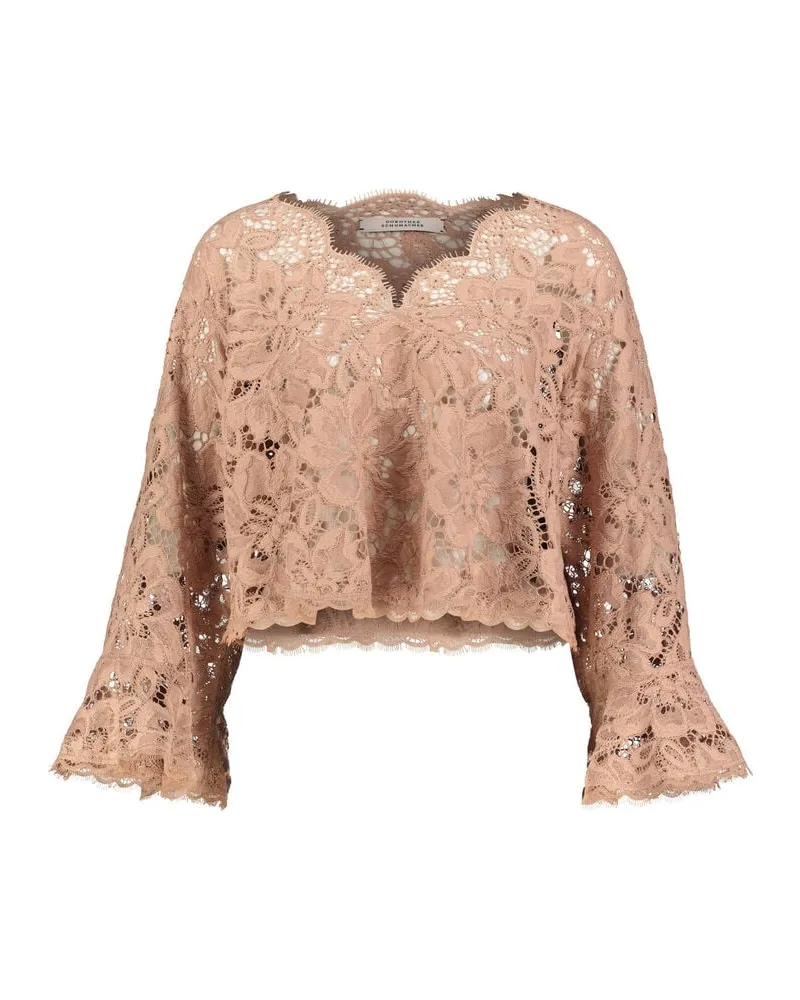 Dorothee Schumacher Damen Spitzenbluse LACY DREAM Düne