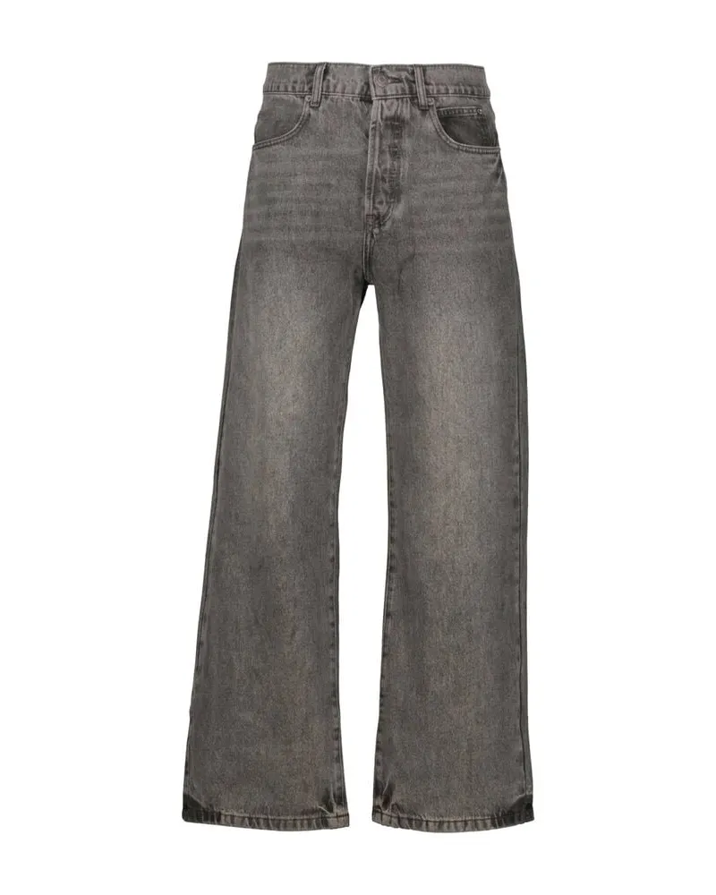 WRSTBHVR Herren Jeans MONTI Wide Leg Anthrazit