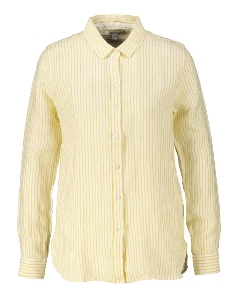 Barbour Damen Leinenbluse MARINE Relaxed Fit Vanille
