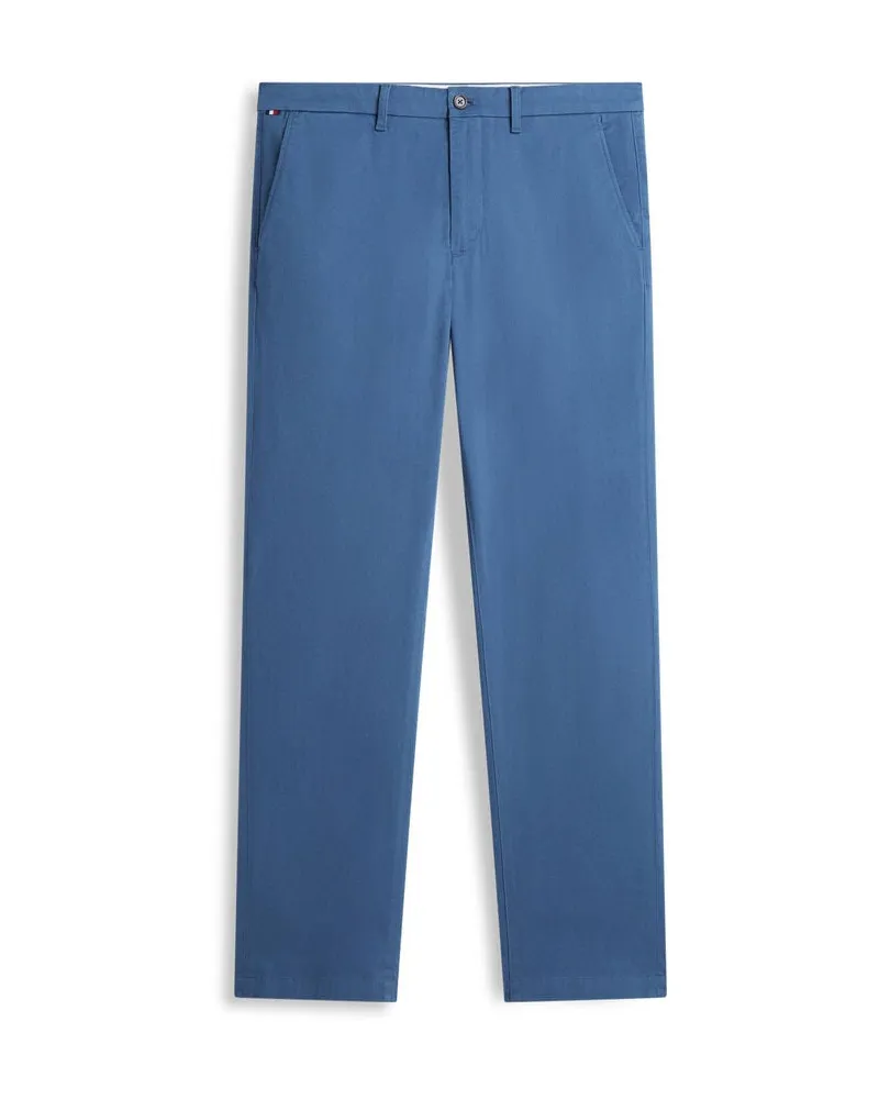 Tommy Hilfiger Herren Chinohose Straight Fit Lagune