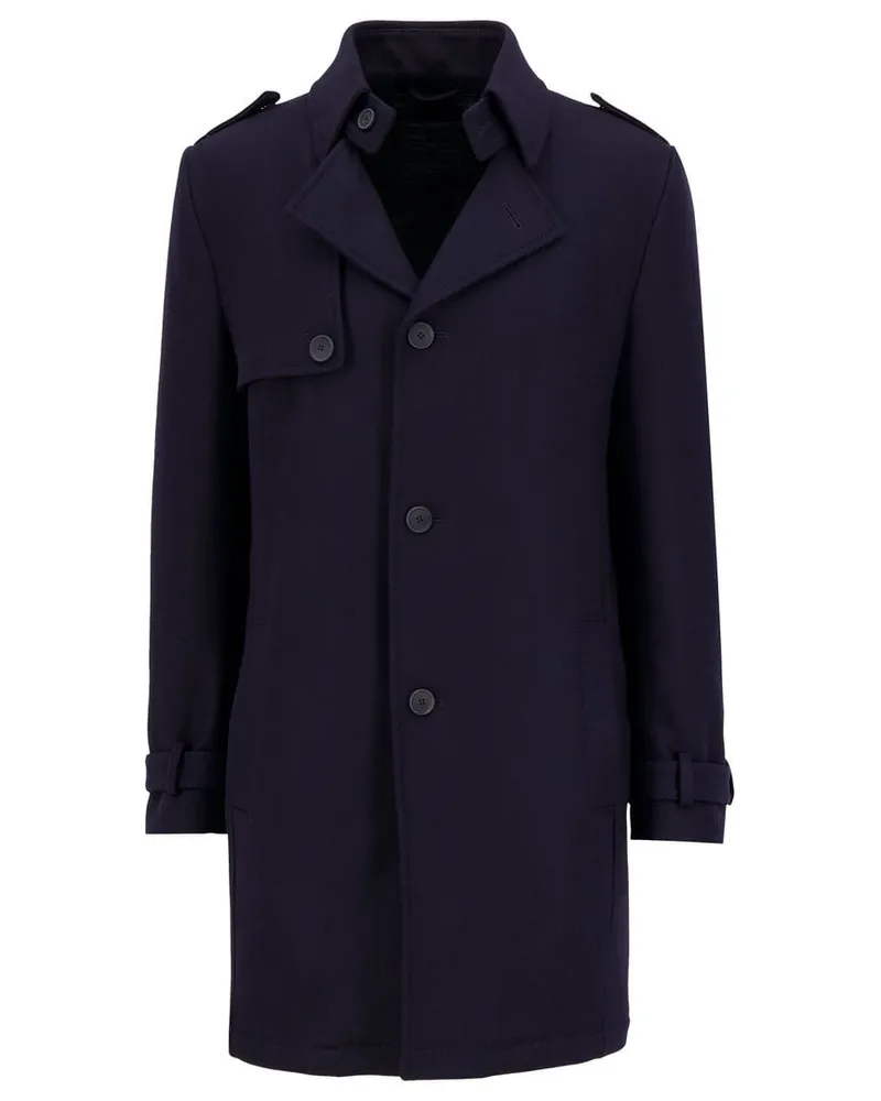 Drykorn Herren Trenchcoat SKOPJE Bleu