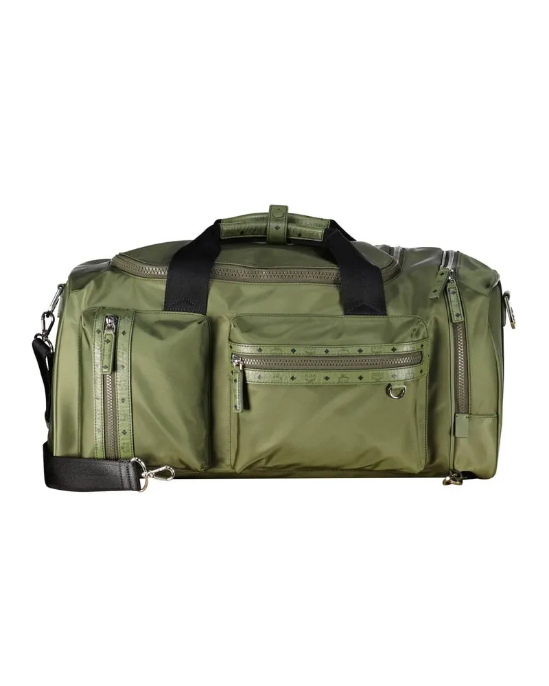 MCM Reisetasche OTTOMAR FABRIC WEEKENDER XLG K8 aus Nylongewebe Oliv