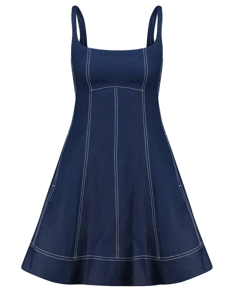 Tommy Hilfiger Damen Trägerkleid aus der Sofia Richie Capsule-Kollektion Marine