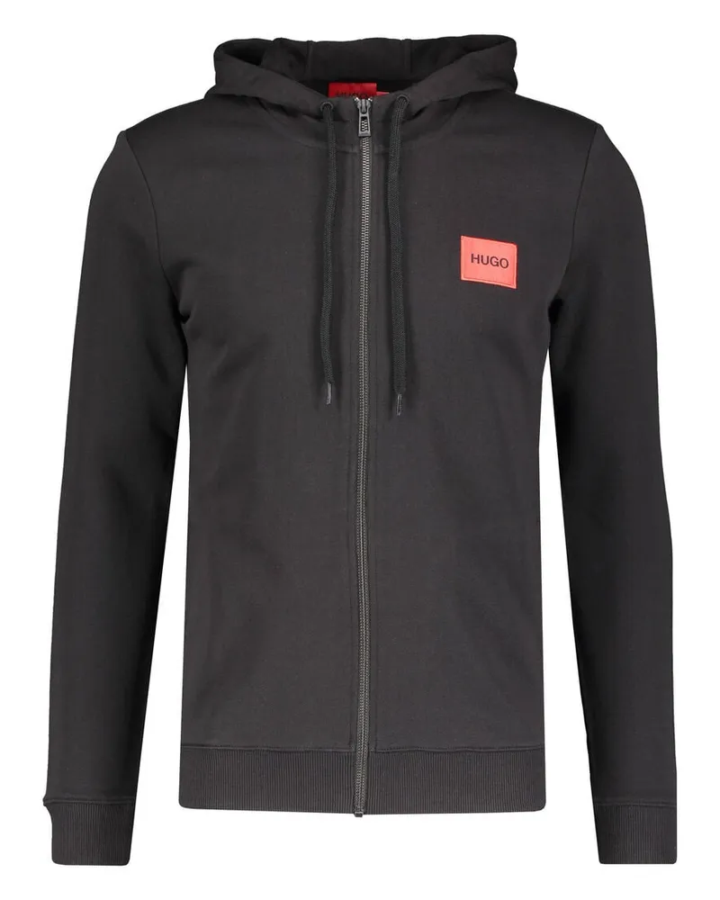 HUGO BOSS Herren Sweatjacke DAPLE Schwarz