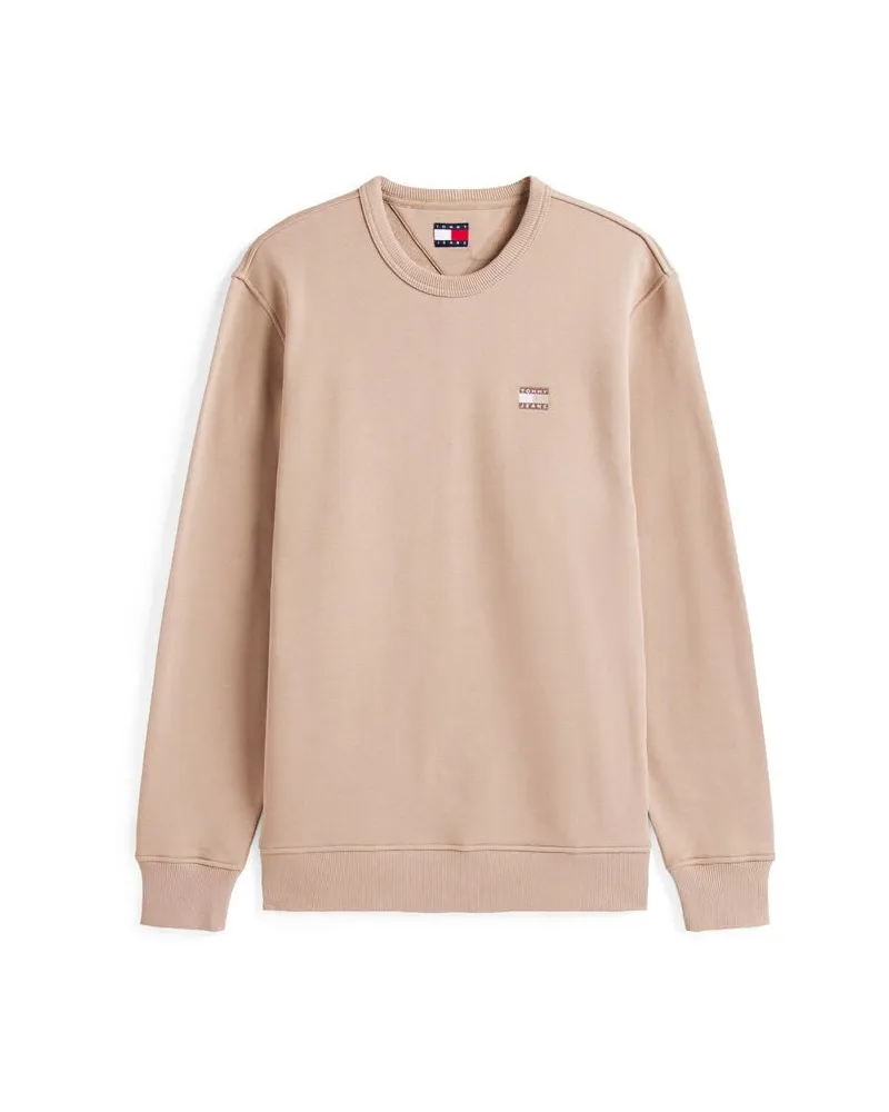 Tommy Hilfiger Herren Sweatshirt aus Baumwolle Taupe