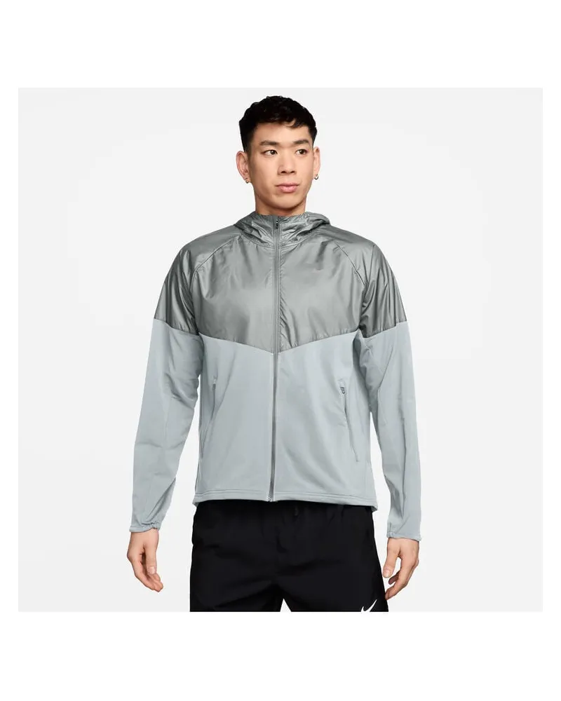 Nike Herren Laufjacke MILER Repel Winterized Platin