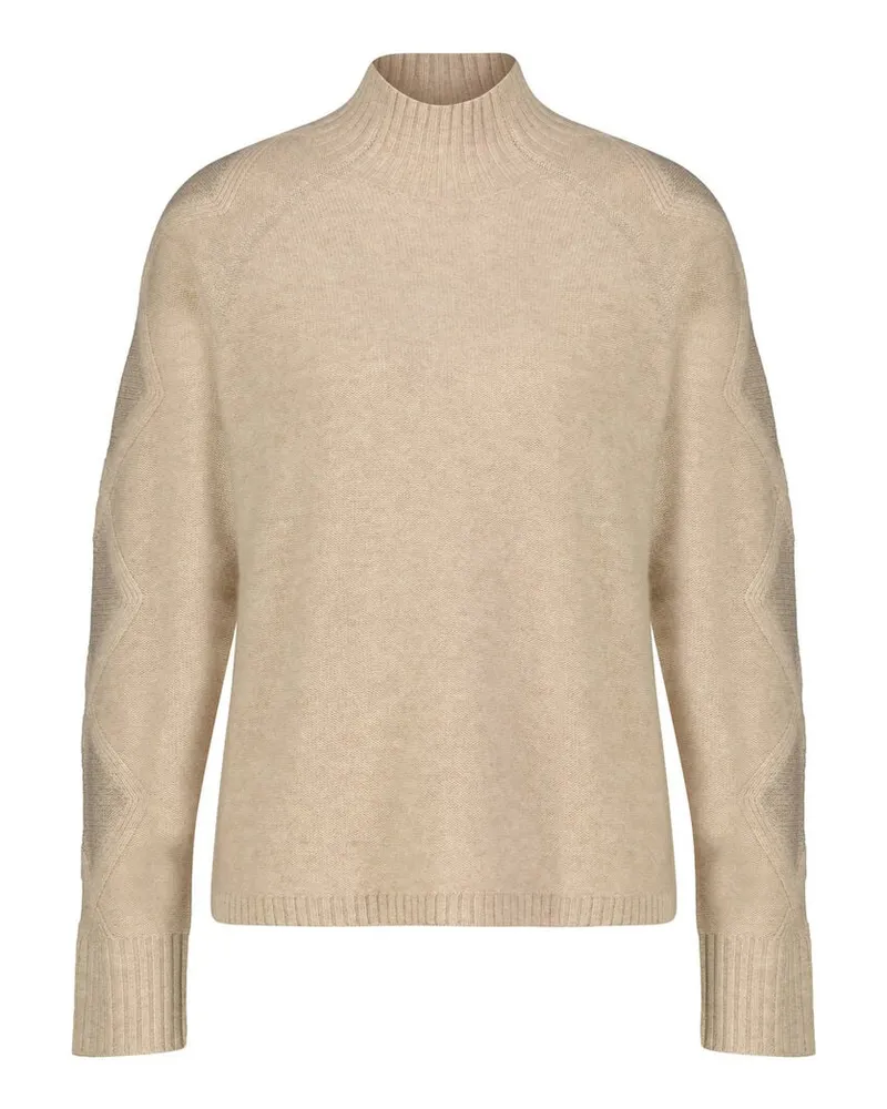 hemisphere Damen Strickpullover mit Wolle und Kaschmir Camel