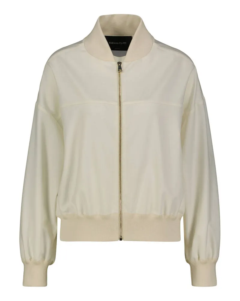 Fabiana Filippi Damen Bomberjacke Offwhite