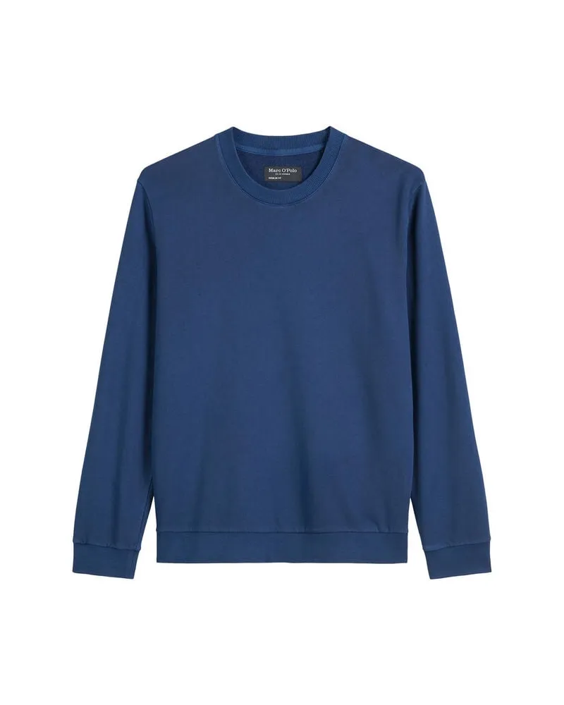 Marc O'Polo Herren Sweatshirt aus Bio-Baumwolle Indigo