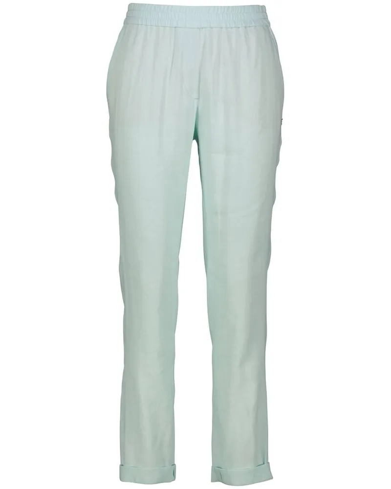 Marc Cain Damen Hose mit Leinen RHODOS Mint